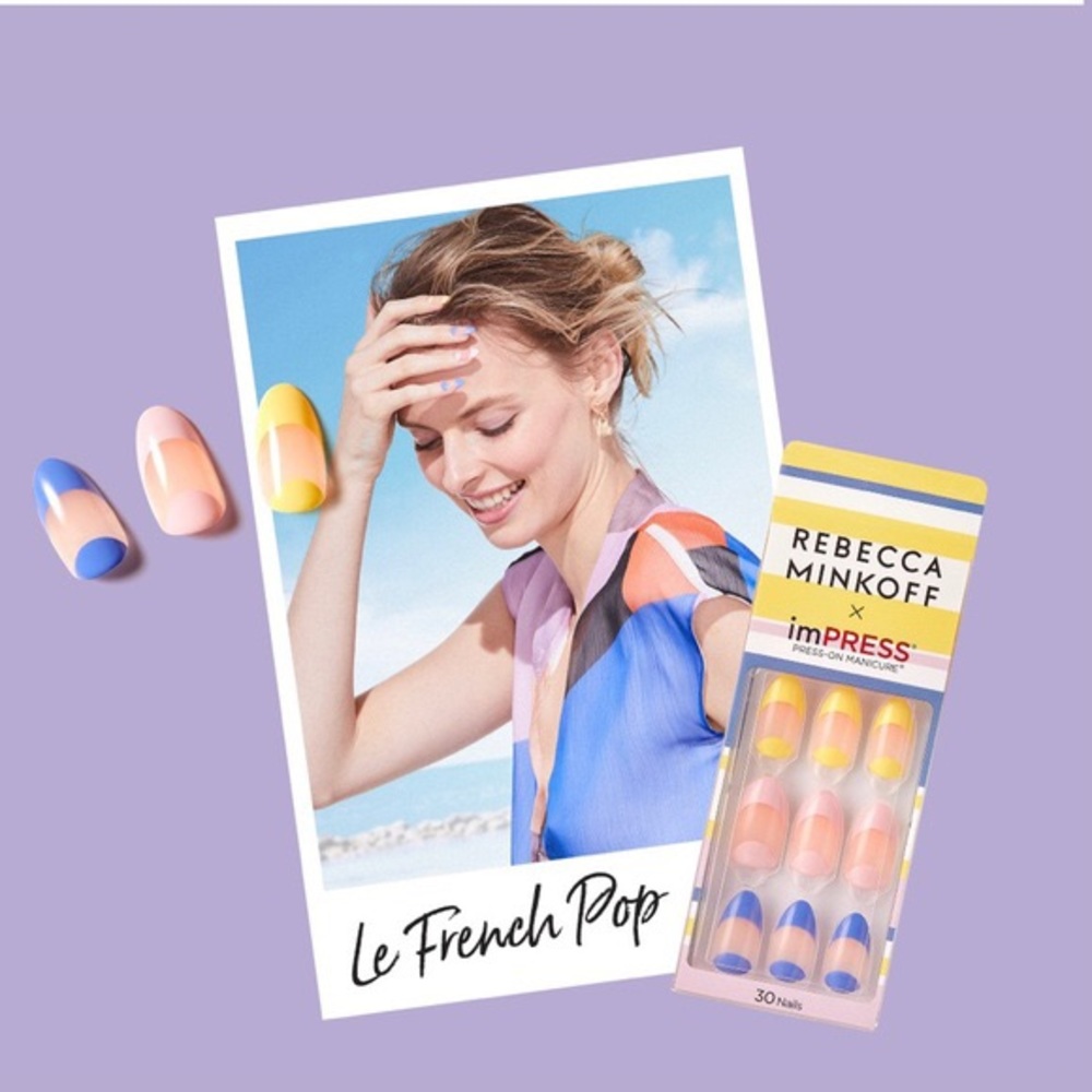 Rebecca Minkoff x imPRESS Press-On Manicure Fake Nails in Le French Pop